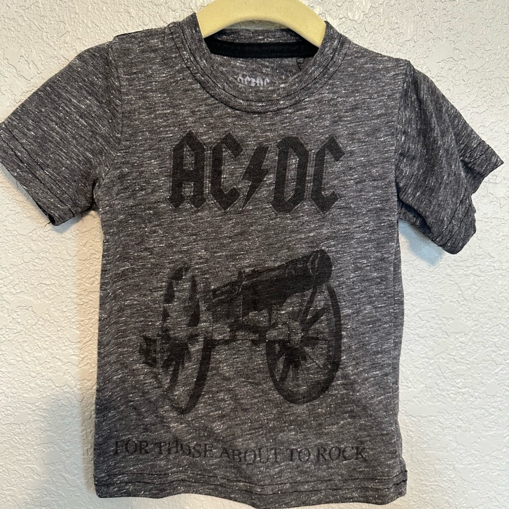 Heathered grey AC/DC kids concert shirt - 18 months girls or biys